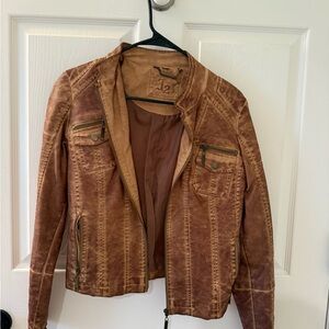 Women's Brown Leather Jacket